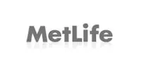 The MetLife company logo in grayscale.